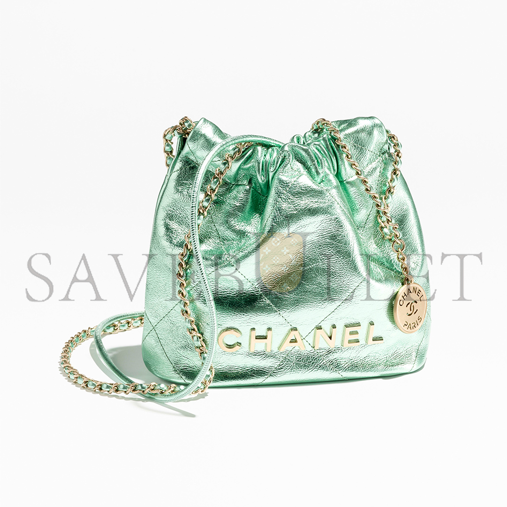 CHANEL 22 MINI HANDBAG AS3980 (20*19*6cm)